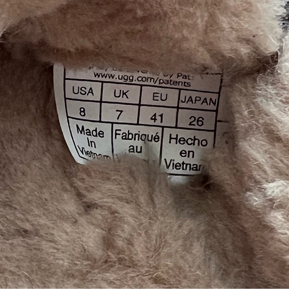 New Ugg Ascot Men’s Slipper in Brown Size 8 - Picture 6 of 7